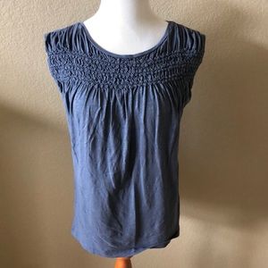 Blue LOFT top
